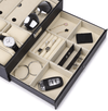 PU Leather Jewelry Storage Box Multifunctional Watch Glasses Collection Box - SunglassesMart