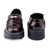 Premium Patent Vegan Buckle Slip-Ons for Men | British Casual Loafers Sneakers