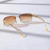 Rimless Rectangle Sunglasses - SunglassesMart