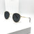 Retro Round Frame Metal Glasses for Women - SunglassesMart