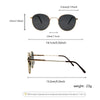 Retro Round Frame Metal Glasses for Women - SunglassesMart