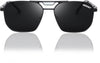Noah Retro Square Sunglasses – Metal Frame - SunglassesMart