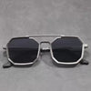 Retro Punk Style with Full-Frame Sunglasses
