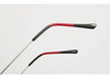 Rimless Pilot Blue Block Computer Glasses - SunglassesMart