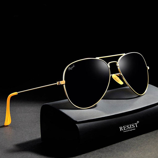 Benjamin Gold Pilot Sunglass - SunglassesMart