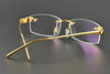 Rimless Titanium Leopard Spectacles Eyewear - SunglassesMart