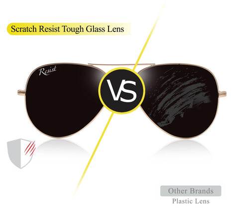 Benjamin Gold Pilot Sunglass - SunglassesMart