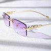 Rimless Rectangle Sunglasses - SunglassesMart