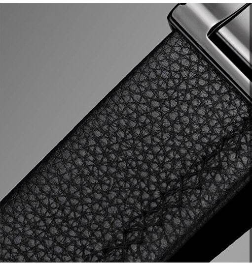 Automatic Buckle Leather Belt For Men - SunglassesMart