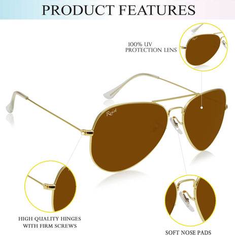 Benjamin Brown Pilot Sunglass - SunglassesMart