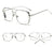 New Metal Frame Rectangle Sunglasses - SunglassesMart
