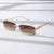 Rimless Rectangle Sunglasses - SunglassesMart