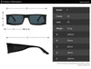Rectangle Women Fashion Retro Mirror Sunglasses - SunglassesMart
