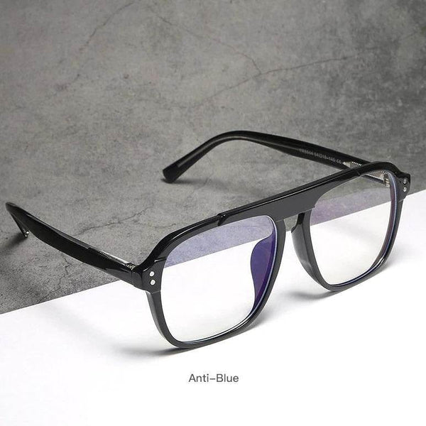Anti-blue Light Square Eyeglasses - SunglassesMart