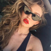 Small Triangle Sunglasses Female Shades - SunglassesMart