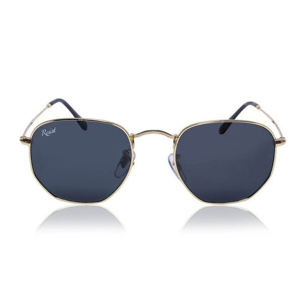 Black Hexagon Sunglasses - SunglassesMart