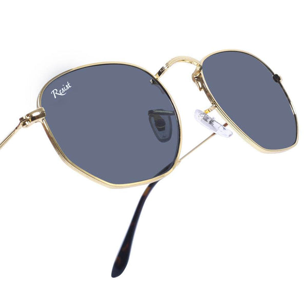 Black Hexagon Sunglasses - SunglassesMart