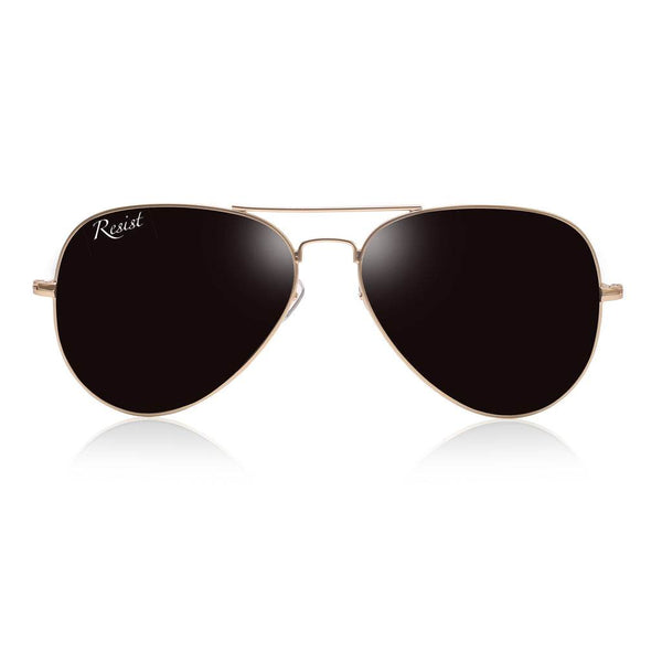 Benjamin Gold Pilot Sunglass - SunglassesMart