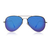 Pilot Blue Reflector Mirrored Sunglasses - SunglassesMart
