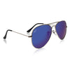 Pilot Blue Reflector Mirrored Sunglasses - SunglassesMart