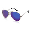 Pilot Blue Reflector Mirrored Sunglasses - SunglassesMart