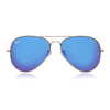 Pilot Blue Reflector Mirrored Sunglasses - SunglassesMart