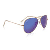 Pilot Blue Reflector Mirrored Sunglasses - SunglassesMart