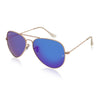 Pilot Blue Reflector Mirrored Sunglasses - SunglassesMart