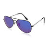 Pilot Blue Reflector Mirrored Sunglasses - SunglassesMart