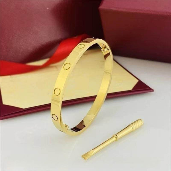 Galvani Luxury Titan Love Couple Bracelet 8MM & 4MM Size (Men & Women Set) - SunglassesMart