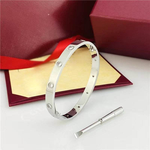 Galvani Luxury Titan Love Couple Bracelet 8MM & 4MM Size (Men & Women Set) - SunglassesMart