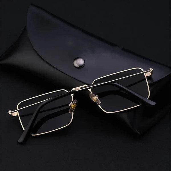 Benjamin Rectangle Retro Sunglasses - SunglassesMart