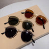 Sleek Round Metallic Sunglasses - SunglassesMart