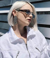 Rectangle Women Fashion Retro Mirror Sunglasses - SunglassesMart