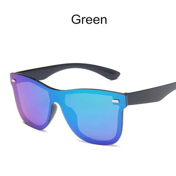 New Wayfarer Style Rimless Sunglasses - SunglassesMart