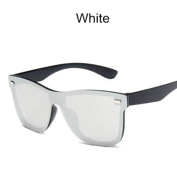 New Wayfarer Style Rimless Sunglasses - SunglassesMart