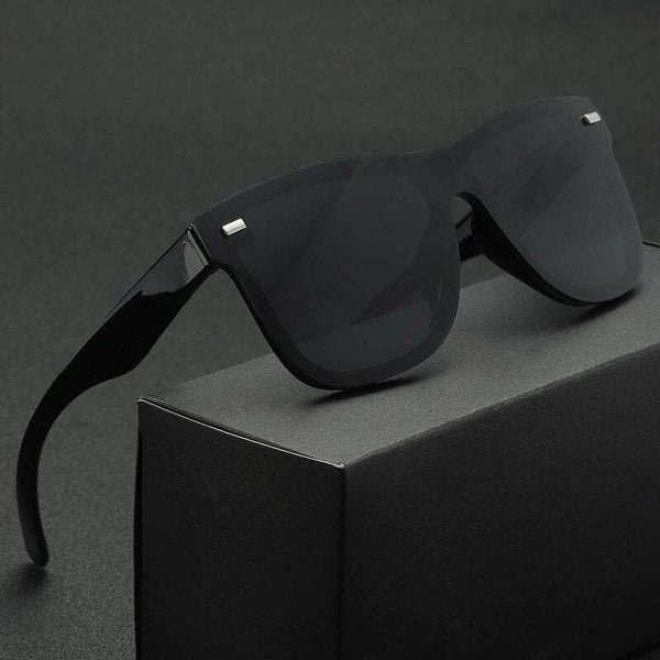 New Wayfarer Style Rimless Sunglasses - SunglassesMart