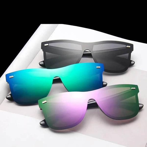 New Wayfarer Style Rimless Sunglasses - SunglassesMart