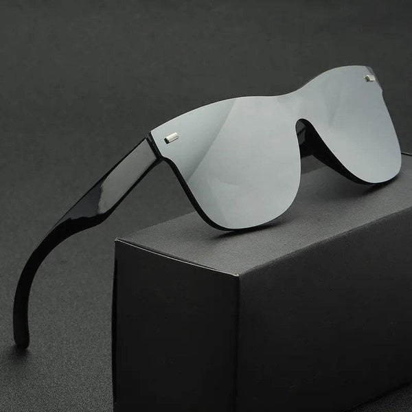 New Wayfarer Style Rimless Sunglasses - SunglassesMart