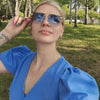 Retro Rimless Sunglasses - SunglassesMart