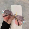 Sparkling Diva Irregular Diamond Sunglasses - SunglassesMart