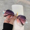 Sparkling Diva Irregular Diamond Sunglasses - SunglassesMart