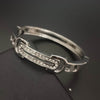 New Silver diamond Finish Bracelet For Men - SunglassesMart