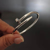 New Nail Design Silver Kada Bracelet For Women and Girl-Sunglassesmart - SunglassesMart