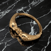 New Silver Gold Jaguar Bracelet For Men - SunglassesMart