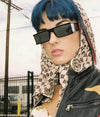Rectangle Women Fashion Retro Mirror Sunglasses - SunglassesMart