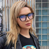 Retro Square Antiblue Eyeglass - SunglassesMart