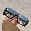 Oversize Semi Frame Sunglasses - SunglassesMart