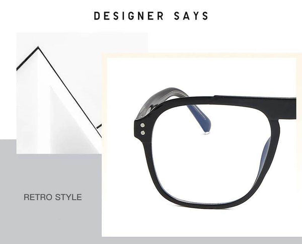 Anti-blue Light Square Eyeglasses - SunglassesMart