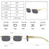Rimless Rectangle Sunglasses - SunglassesMart
